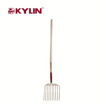 High Quality Garden Spade Hand Pitch Fork With Wooden Handle